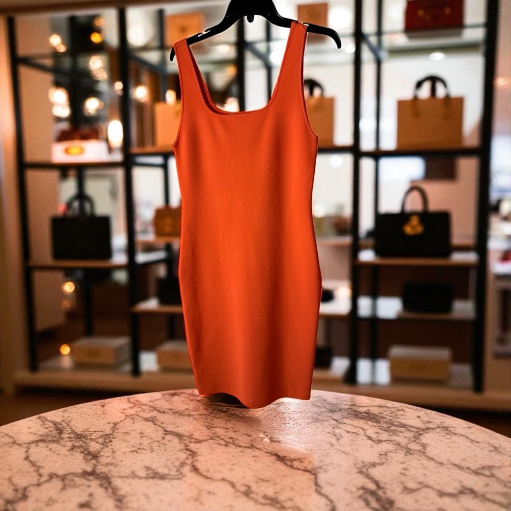House of Harlow 1960 Vibrant Orange Tag